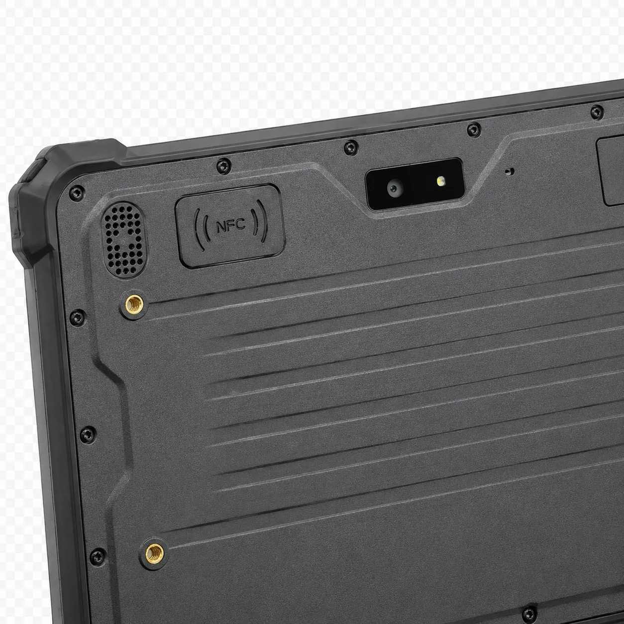 NTC181 rugged tablet — corner detail