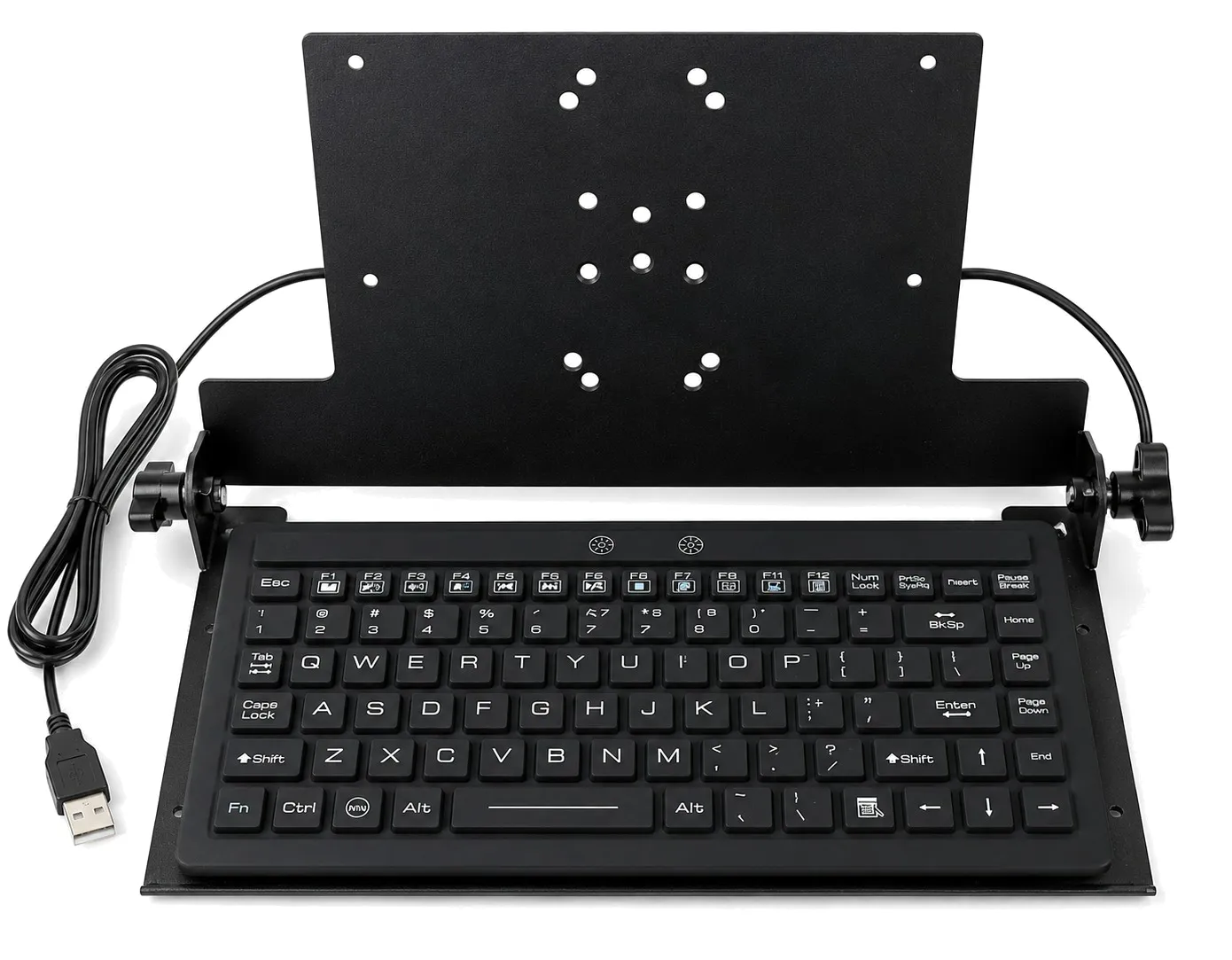 Vehicle keyboard bracket